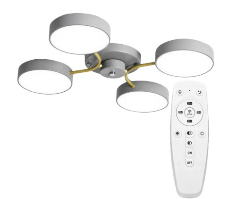 LAMPA APP531-4C GREY/GOLD LAMPA APP531-4C GREY/GOLD
