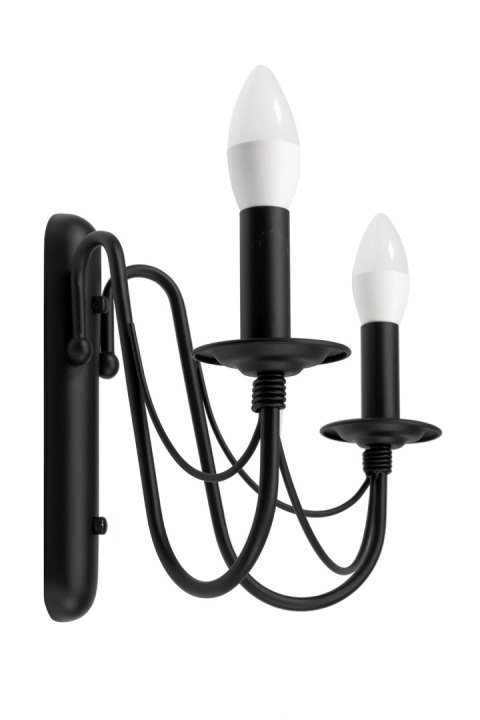LAMPA APP646-2W BLACK LAMPA APP646-2W BLACK