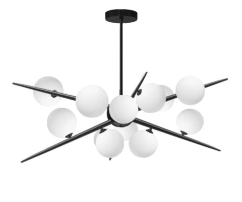 LAMPA APP999-12CP BLACK LAMPA APP999-12CP BLACK