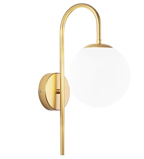 LAMPA G091-1W GOLD WHITE LAMPA G091-1W GOLD WHITE