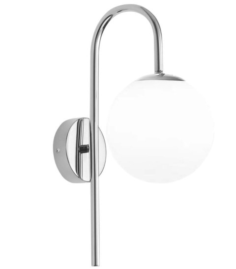 LAMPA G092-1W CHROME WHITE LAMPA G092-1W CHROME WHITE