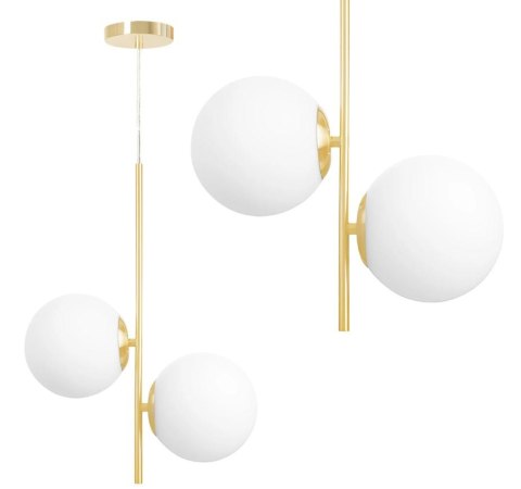 LAMPA G118-2CP GOLD WHITE LAMPA G118-2CP GOLD WHITE
