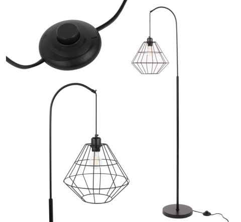 LAMPA PODŁOGOWA APP538-1F BLACK LAMPA PODŁOGOWA APP538-1F BLACK