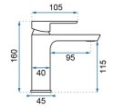 BATERIA UMYWALKOWA MY2021-2C ARGUS CHROM NISKA