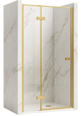 DRZWI PRYSZNICOWE ATLAS BRUSH GOLD 90 L