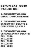 Syfon do zlewozmywaka granitowego 1-komorowego - Space-Saver