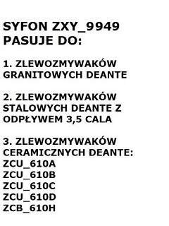 Syfon do zlewozmywaka granitowego 1-komorowego - Space-Saver Syfon do zlewozmywaka granitowego 1-komorowego - Space-Saver