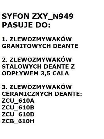 Syfon do zlewozmywaka granitowego 1-komorowego - Space-Saver Syfon do zlewozmywaka granitowego 1-komorowego - Space-Saver