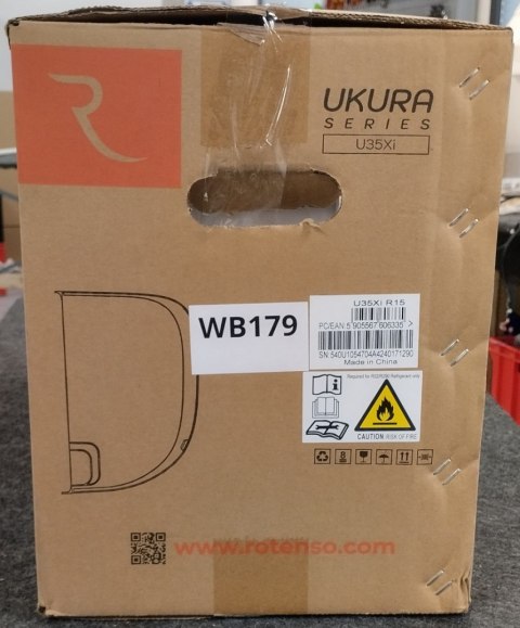 WB179 Klimatyzator ROTENSO UKURA U35Xi R15 j.wewn. WB179 Klimatyzator ROTENSO UKURA U35Xi R15 j.wewn.