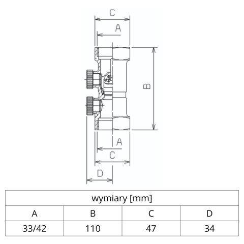 Zawór zwrotny antyskażeniowy EA291NF DN32 Zawór zwrotny antyskażeniowy EA291NF DN32
