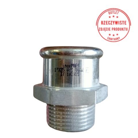 Złączka inoxPRES Raccorderie Metalliche GZ 35x1'' Złączka inoxPRES Raccorderie Metalliche GZ 35x1''