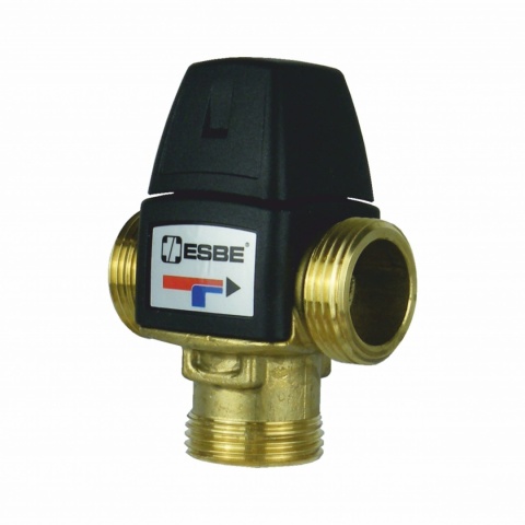 Grupa pompowa C. W. U. RZT z zabezpieczeniem przeciwpoparzeniowym, zaworem ESBE i pompą Wilo ZRS