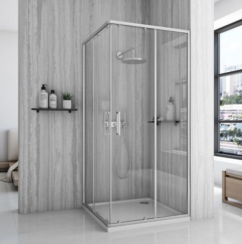 KABINA CITY BRUSH NIKIEL 80X100