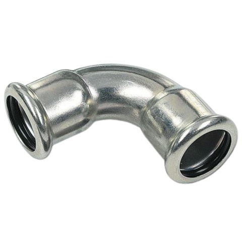 Kolano dwukielichowe SANHA-Therm NiroTherm d76,1 90°