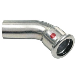 Kolano jednokielichowe SANHA-Therm d28 45°