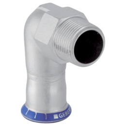 Kolano przejściowe Geberit Mapress Edelstahl GZ 18x1/2'' 90°