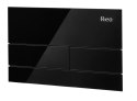 PRZYCISK DO STELAŻA PODTYNKOWEGO T GLASS BLACK