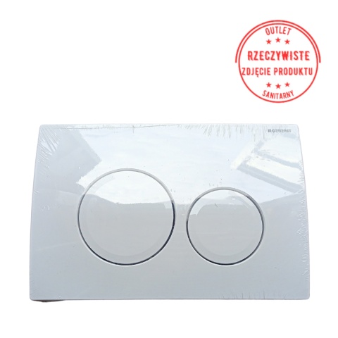 Przycisk uruchamiający Geberit Delta20 do spłukiwania dwudzielnego