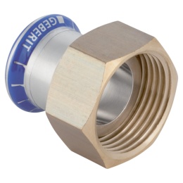 Złączka przejściowa z nakrętką Geberit Mapress Edelstahl GW 15x3/4''