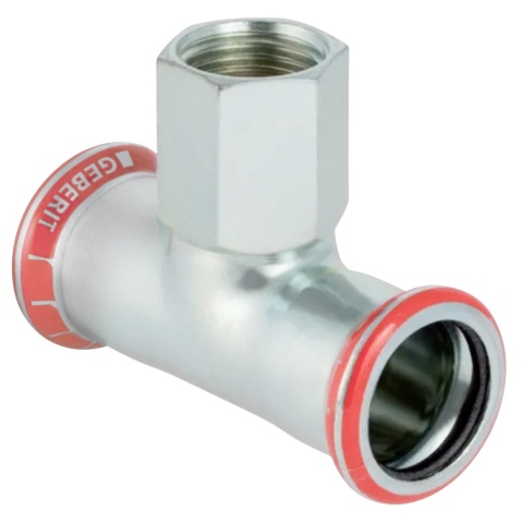 Trójnik przejściowy Geberit Mapress C-Stahl GW 35x1/2''x35 Trójnik przejściowy Geberit Mapress C-Stahl GW 35x1/2''x35