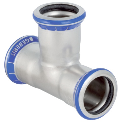 Trójnik równoprzelotowy Geberit Mapress Edelstahl 42x42x42