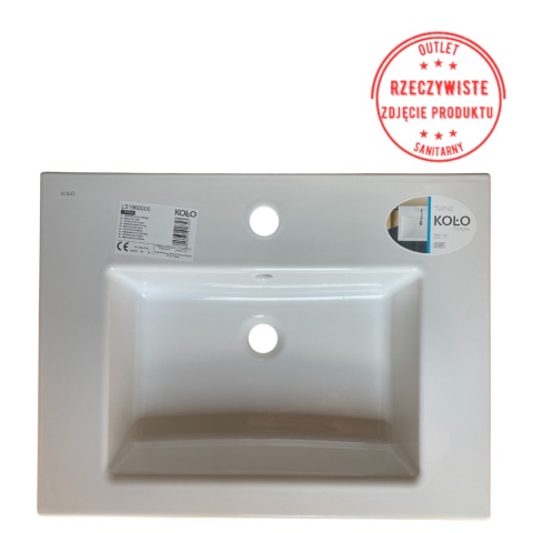 Umywalka meblowa z niskim rantem KOŁO TWINS