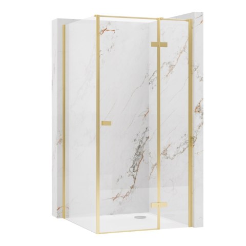 DRZWI PRYSZNICOWE ATLAS BRUSH GOLD 90 L