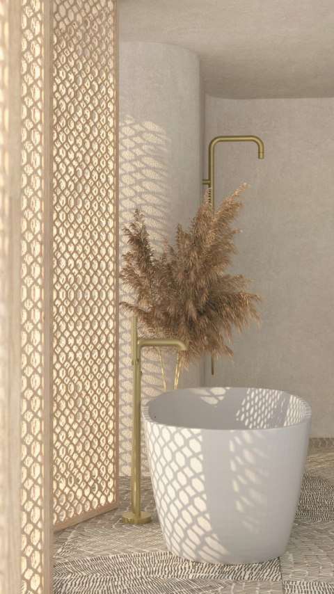 Deszczownica z baterią prysznicową