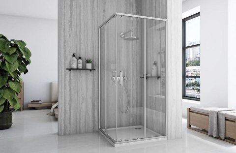 KABINA CITY BRUSH NIKIEL 80X100