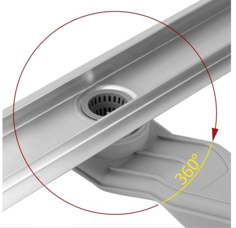 ODPŁYW NEOX SUPERFLOW SZCZOTKOWANY 500