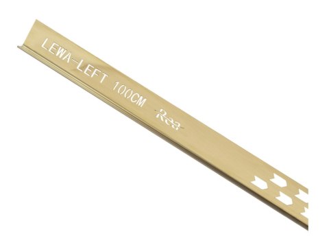 LISTWA SPADKOWA ZŁOTA SZCZOTKOWANA 120 cm LEWA