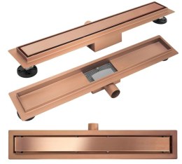 ODPŁYW NEOX MIEDŹ SZCZOTKOWANA 500