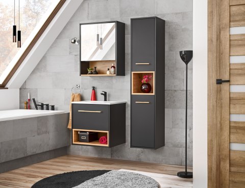 Szafka z lustrem 60cm BORNEO COSMOS