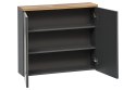 Szafka z lustrem 80cm BALI GRAFIT