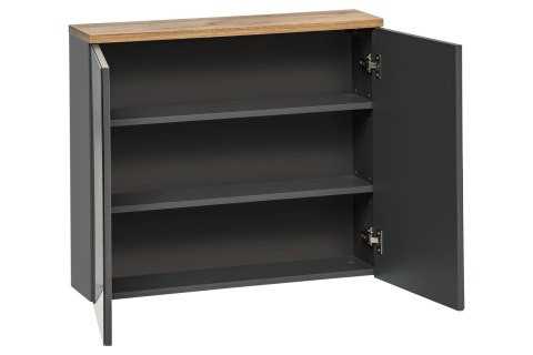 Szafka z lustrem 80cm BALI GRAFIT