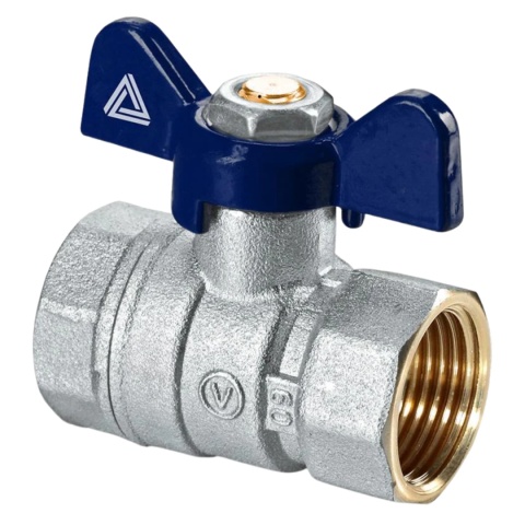 Zawór kulowy W/W motylek PN40 1/2'' (DN15) TRINNITY