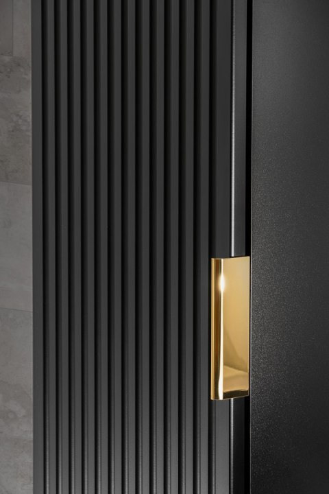 Szafka wysoka 140cm ADEL BLACK