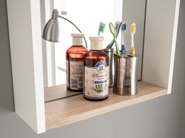 Szafka z Lustrem 40cm FINKA WHITE