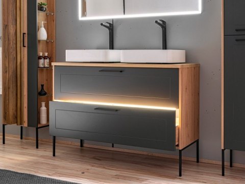 Szafka pod umywalkę 120cm 2 szuflady