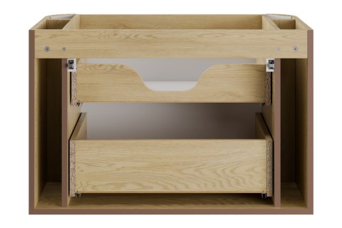 Szafka pod umywalkę 80cm 2 szuflady OVALIA CREMONA