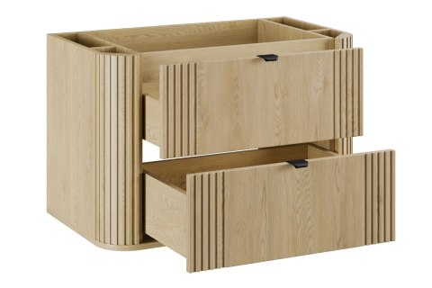 Szafka pod umywalkę 80cm 2 szuflady OVALIA CREMONA