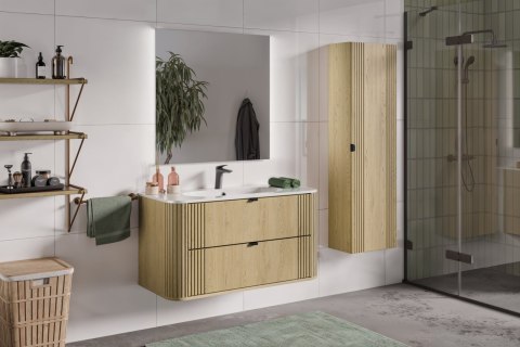 Umywalka meblowa jednokomorowa 100cm PURE WHITE GLOSS