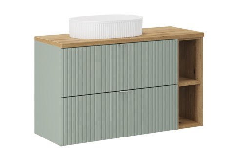 Zestaw meblowy 100cm z blatem i umywalką nablatową Beyond