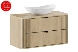 Zestaw meblowy 100cm z blatem i umywalką nablatową Lena
