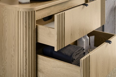 Zestaw meblowy 100cm z blatem OVALIA CREMONA