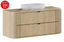 Zestaw meblowy 120cm z blatem i umywalką nablatową River