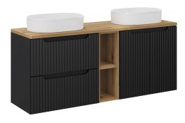 Zestaw meblowy 140cm z blatem i 2 umywalkami nablatowymi Beyond