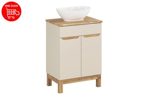 Zestaw meblowy 60cm z blatem i umywalką nablatową Lola