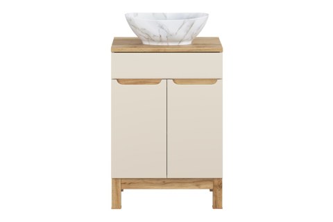 Zestaw meblowy 60cm z blatem i umywalką nablatową Pati