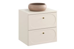 Zestaw meblowy 60cm z blatem i umywalką nablatową Wiki